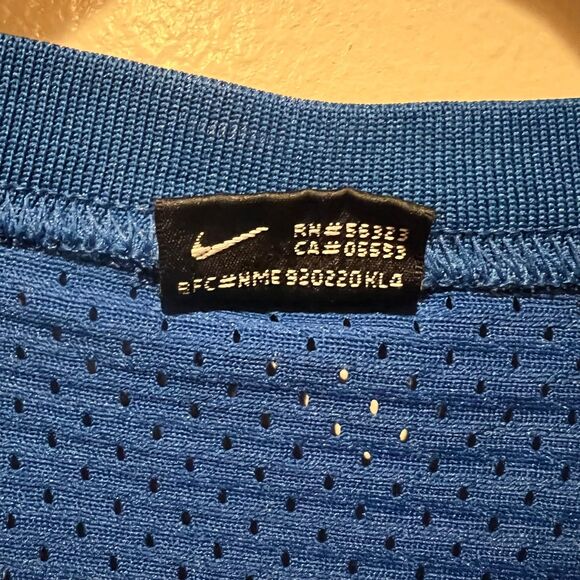 Nike Allen Ivers Red/Blue Authentic Throwback Jersey Sixers Sz L +2 - Picture 5 of 5